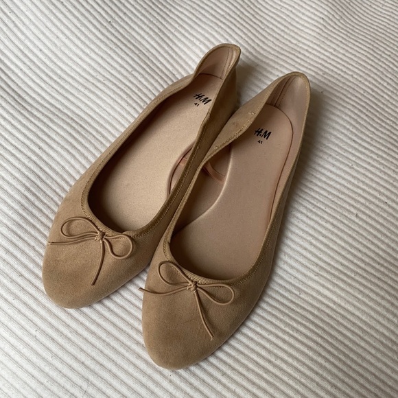 NWOT H&M pink ballet flats Size 41(9.5) $4.99 Ship - Picture 2 of 5